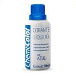 Corante Líquido Azul 50ml Chemicolor