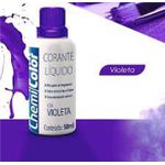 Corante Líquido Violeta 50ml Chemicolor