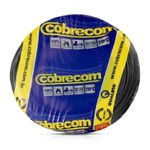 Cabo Flexível Preto 2,5mm Rolo Com 100 Metros Cobrecom