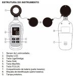 Mini Luxímetro Digital HLX-912 Hikari