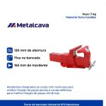 Torno Morsa Bancada Profissional Nº6 Metalcava 1000392