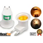 Soquete para Lampada com Adaptador Tomada BFH1009 Bestfer