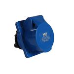 Tomada Industrial Embutir 16A 2P+T Azul Margirios 21617