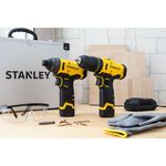 Kit Parafusadeira 3/8" e Chave de Impacto 1/4" a Bateria SCHI10D2FK-BR Stanley