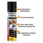 Borracha Líquida Impermeabilizante Preta 400ml Chemicolor