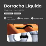 Borracha Líquida Impermeabilizante Preta 400ml Chemicolor