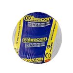 Cabo Flexível Branco 2,5mm Rolo Com 100 Metros Cobrecom