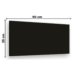 Prancha de Aglomerado Preta de 90 x 25cm Brasforma