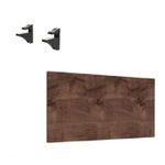 Prancha de Aglomerado Cor Chocolate 60 x 25cm com Suporte Brasforma