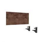 Prancha Aglomerado Cor Chocolate 90 x 30cm com Suporte Brasforma