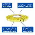 Fita Dupla Face Transparente 12mm X 3mt 5369T 3M HB004072771