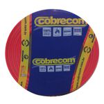 Cabo Flexível Vermelho 2,5mm Rolo Com 100 Metros Cobrecom