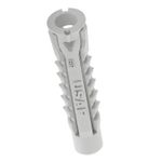 Bucha Plástica 6mm U-TBI Branca com 200 Peças