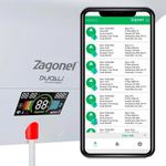 Ducha Chuveiro Eletrônico Zagonel Ducali Premium 7500W Branca 220V