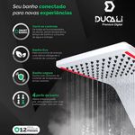 Ducha Chuveiro Eletrônico Zagonel Ducali Premium 7500W Branca 220V