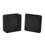 Caixa de Passagem Preta IP-66 100x100x50mm BRBOBLACK1