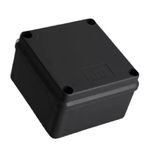 Caixa de Passagem Preta IP-66 100x100x50mm BRBOBLACK1