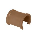 Tapa Furo Luva Pvc 50mm Marrom