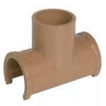Tapa Furo Te 50mm Marrom