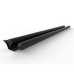 Vedante Para Porta Rolinho Preto 90cm Atlas AT2201/2