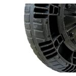 Roda Flexivel Para Carrinho Universal 350MM Fb Pneu 100752