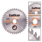 Disco de Serra Esquadria 10 pol x 80 Dentes Para Madeira Lufkin 810080L