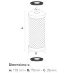 Refil para Filtros Cozinha Bebedouro 902-0011 Hidro Filtros
