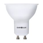 Lampada de Led Dicroica GU-10 6W 3000K Ourolux Bivolt