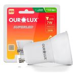 Lampada de Led Dicroica GU-10 6W 3000K Ourolux Bivolt