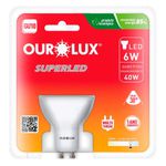 Lampada Led Dicroica GU-10 6W 6500K Ourolux Bivolt
