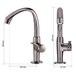 Torneira Plástica para Lavatório Bica Alta Linea Oxidado Tigre 300005611
