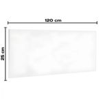 Prancha Branca 120 X 25cm Brasforma