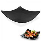Prato Quadrado Concavo Oriental 15cm Linha Kanpai Premium 30004