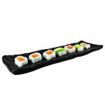 Travessa Estriada Oriental para Sushi 24cm x 7,8cm Linha Kanpai Premium 30009