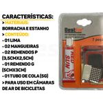 Kit Reparo Pneu e Camara Bicicleta 7 Peças Bestfer BFH0974