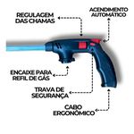 Maçarico a Gás de Haste Longa Bestfer BFH3393