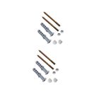 Kit Parafuso de Vaso Sanitário 4 peças Bestfer BFH1833