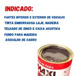 Batida de Pedra Preto 900ml Maxi Rubber 