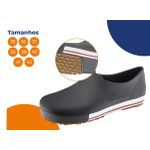 Tenis Sapato Antiderrapante 103FCLEAN Preto Marluvas