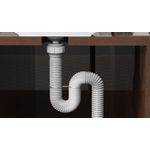 Sifão Tubo Extensivo Branco Longo 1,50m 030128 Blukit