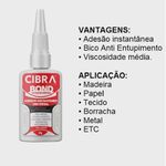 Adesivo Instantâneo 100gr Cibrabond 150126