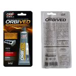 Adesivo de Silicone Cinza Alta Temperatura Orbived 50ml Orbi
