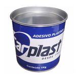 Massa Plástica 1 Kg Carplast Cinza com Catalisador