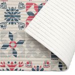 Tapete Antiderrapante Tropical Azulejos 65cm 0202AZU20 Kapazi
