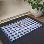 Tapete Clean Kasa Bem Vindo 40 x 60cm 1414024BVN Kapazi