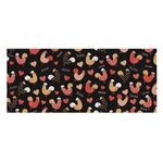 Tapete Antiderrapante Tropical Galinhas Black 43cm 0201GAB20 Kapazi