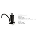 Torneira com Filtro Preta/Cromada 907-2363 Pentair Hidro 