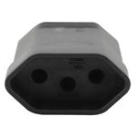Pino Fêmea 2P+T 10A Preto Margirius 