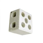 Conector Porcelana 10mm 2 polos 8202 Fertak