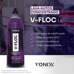 Vonixx V-Floc 1,5L Shampoo Automotivo Concentrado 2011004